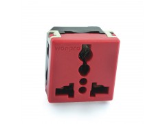 福建萬用多用途插座模塊紅色(R4-R)廠家神鷺穩(wěn)不落電器最專業(yè)-- 廈門神鷺穩(wěn)不落電器有限公司