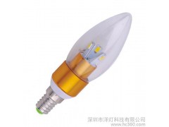供應清華洋燈YD-00193W葉片蠟燭燈   LED節能燈-- 深圳市洋燈科技有限公司