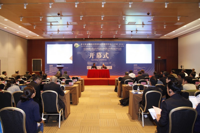 第五屆生物質能源國際會議暨展覽會開幕式