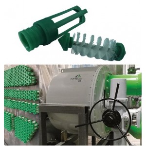 冷水機組冷凝器結垢清洗EQOBRUSH自動