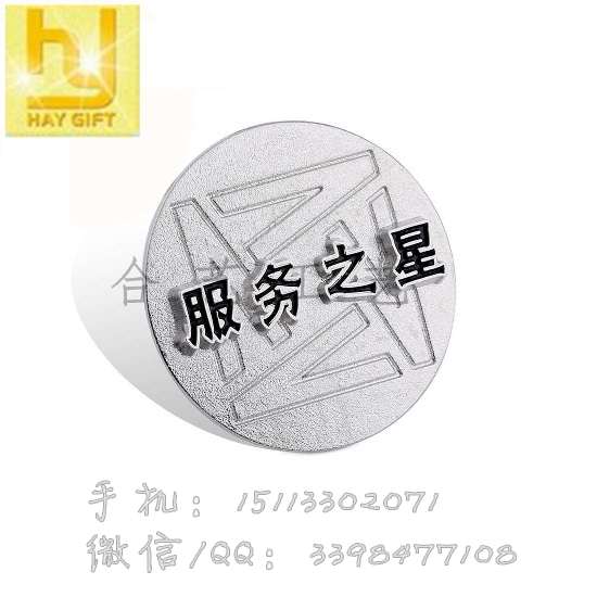 烤漆徽章制作、服務(wù)之星胸牌定制、金屬徽章定做-- 惠州合藝工藝制品有限公司