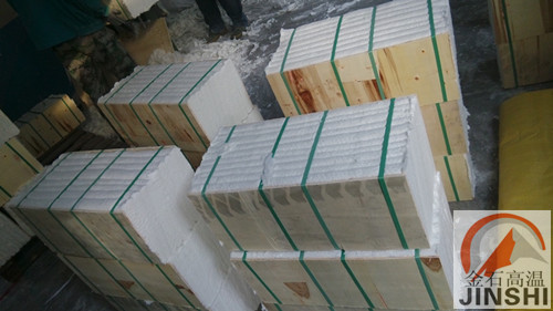 窯爐吊頂棉塊陶瓷纖維模塊專用節能施工材料-- 山東淄博金石高溫耐火材料有限公司