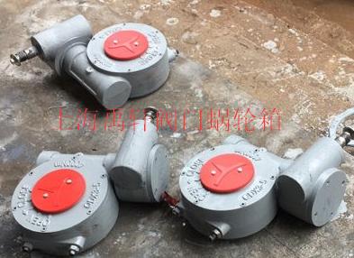 帶鏈條蝸輪箱QD3-5,帶鏈輪閥門減速機(jī)-- 上海禹軒泵閥有限公司