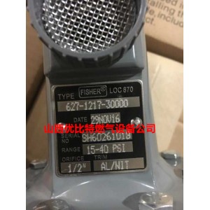 LOC870美國費(fèi)希爾627-1217-30000調(diào)壓