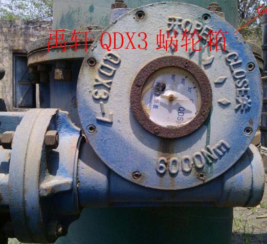 QDX3單級多回轉型閥門驅動裝置 禹軒蝶閥手動蝸輪箱-- 上海禹軒泵閥有限公司