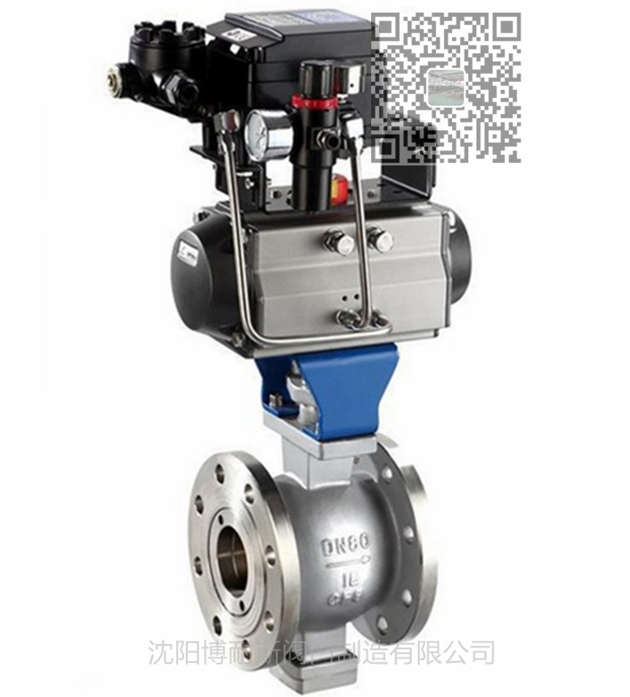 氣動(dòng)調(diào)節(jié)閥型V型球閥，氣開-氣閉型球閥，沈陽氣動(dòng)閥門-- 沈陽博耐斯閥門制造有限公司