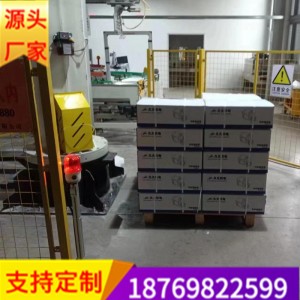 箱子碼垛機器人在食品工業流水線上的
