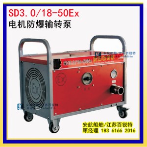 消防防爆輸轉(zhuǎn)泵 電動(dòng)機(jī)型SD3.0/18-50