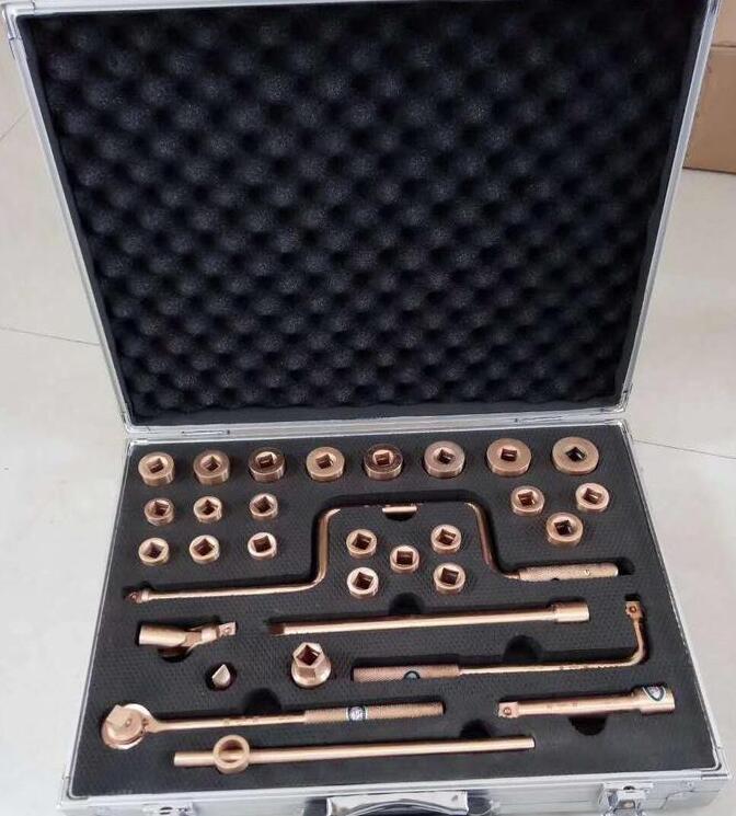 拓開牌防爆工具 防爆1/2"方套筒頭 盒裝套筒扳手28件套-- 泊頭邦拓防爆機械工具有限公司